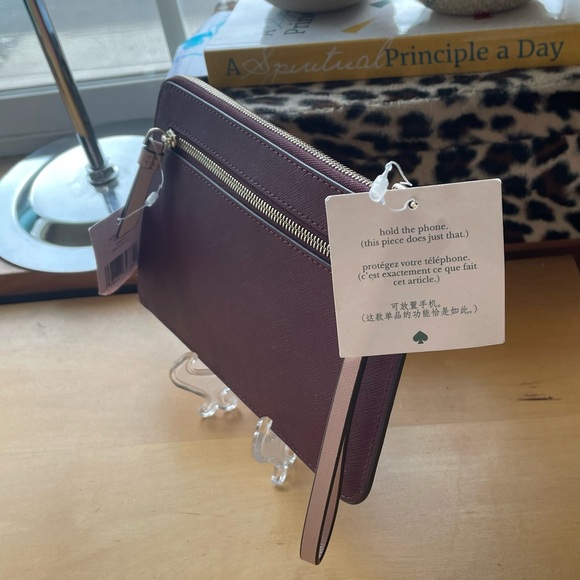 Kate Spade L-Zip Colorblock Wristlet NWT - Picture 7 of 10